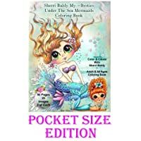 Sherri Baldy My-Besties Under the Sea Pocket size Coloring Book: Pocket sized fun pages 5.25&quot- x 8&quot-